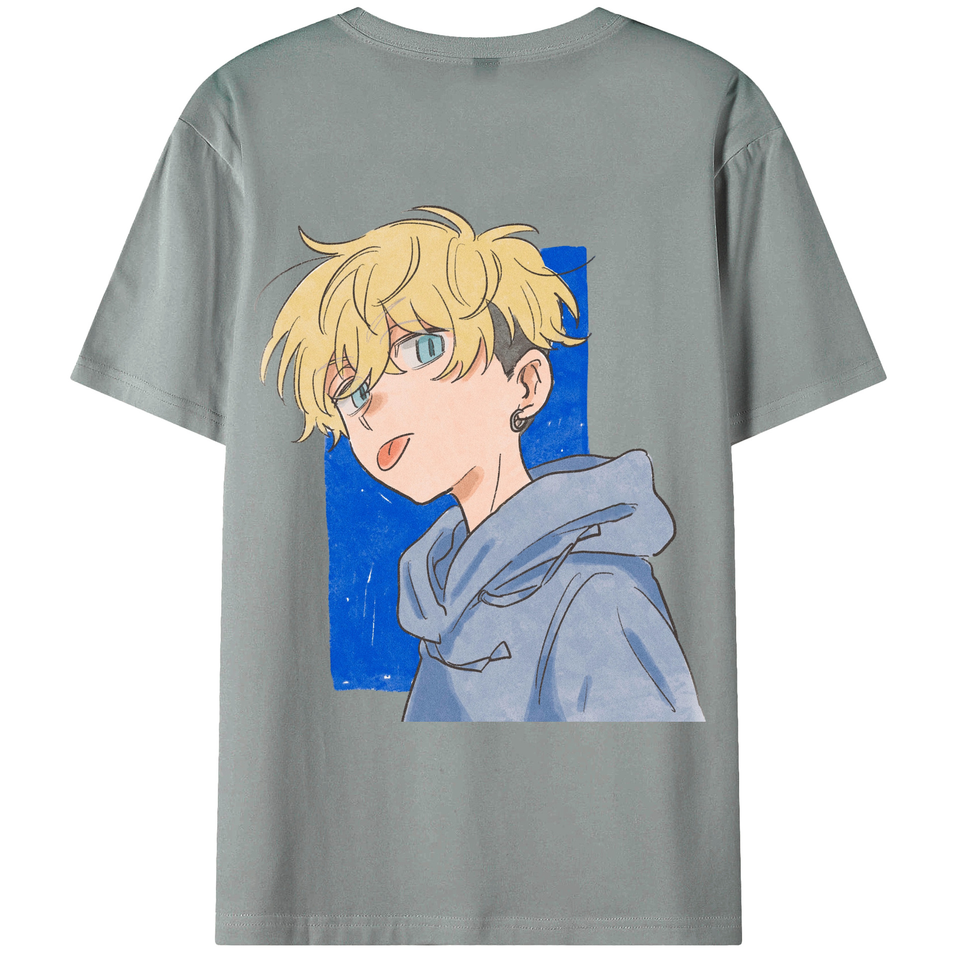 （画像用） 東京リベンジャーズ Tokyo Revengers 綿100％ メンズ半袖Tシャツ（バックプリント） 通気性